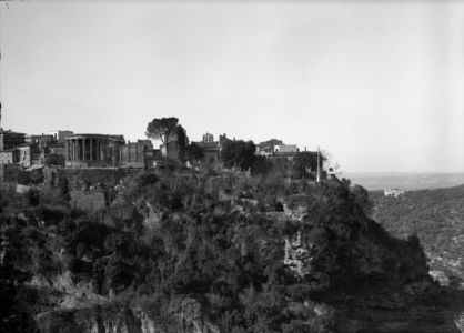 Tivoli (Latium), Villa Hadriana  avec temple de Vénus clairement visible