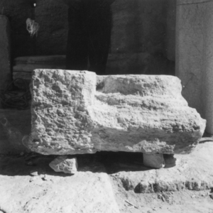 Palmyre/Tadmor, sanctuaire de Baalshamîn. Base de colonne (bloc 8)