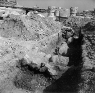 Palmyre/Tadmor, sanctuaire de Baalshamîn Photographie de fouille