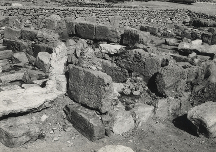 Palmyre/Tadmor , sanctuaire de Baalshamîn. Porte et bâtiments nord
