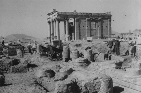 Palmyre/Tadmor, sanctuaire de Baalshamin. Fouille du portique C 3
