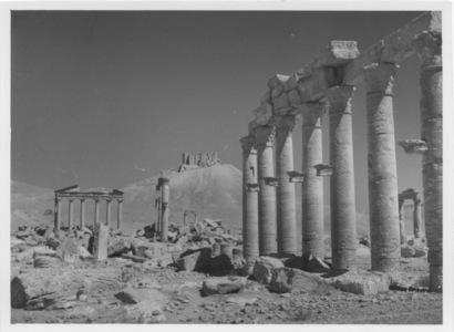 Palmyre/Tadmor, façade du temple funéraire