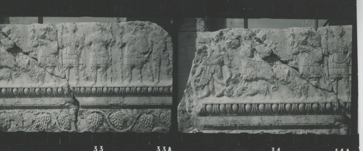 Palmyre/Tadmor , sanctuaire de Baalshamîn. Reliefs