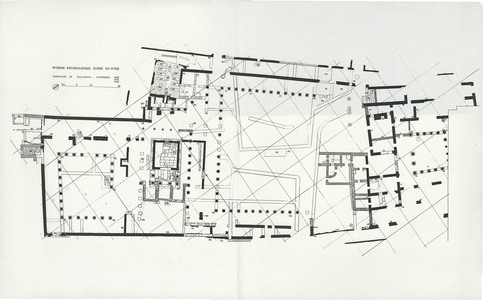 Palmyre/Tadmor, sanctuaire de Baalshamîn. Plan général de la mission 1954-1956
