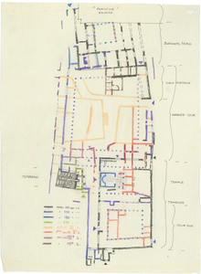 Palmyre/Tadmor, sanctuaire de Baalshamîn. Plan général diachronique des structures du sanctuaire