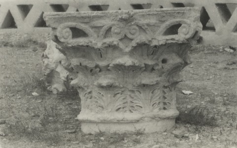 Palmyre/Tadmor, sanctuaire de Baalshamîn. Chapiteau