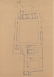 Palmyre/Tadmor, sanctuaire du Baalshamîn. Plan du sanctuaire vers 150