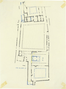Palmyre/Tadmor, sanctuaire du Baalshamîn. Plan du sanctuaire vers 150