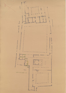 Palmyre/Tadmor, sanctuaire du Baalshamîn. Plan du sanctuaire vers 273