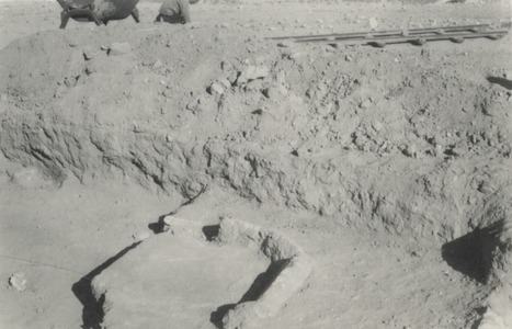 Palmyre/Tadmor, fouille du sanctuaire de Baalshamîn. Photographie de fouille