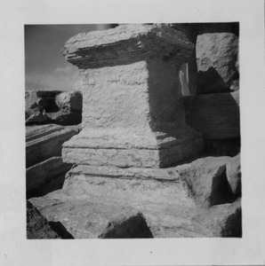 Palmyre/Tadmor, sanctuaire de Baalshamîn, autel devant le temple (6 février 115)