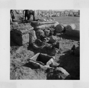 Palmyre/Tadmor, sanctuaire de Baalshamîn, bâtiment B, pièce M, vue nord-est