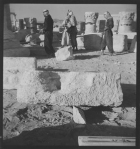 Palmyre/Tadmor, sanctuaire de Baalshamîn, base de colonne