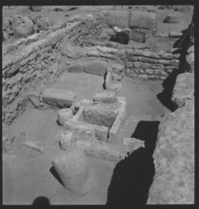 Palmyre/Tadmor, sanctuaire de Baalshamîn, bâtiment B, pièce M, vue sud